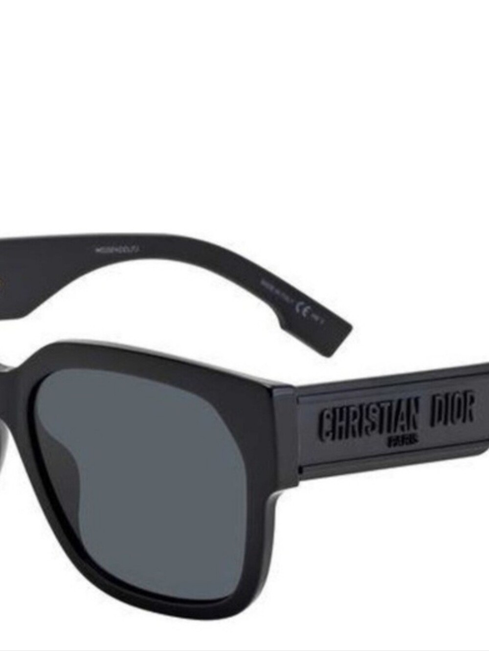 Dior Black Sunglasses with Dark Gray Lenses